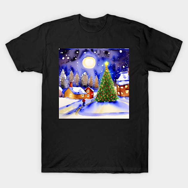 Christmas Tree T-Shirt by MBNEWS